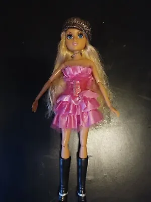 Moxie Teenz MELROSE 14” Poseable Doll Rooted Lashes In Original Pink Dress • $40