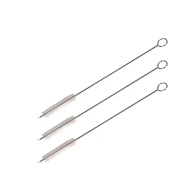 Straw Cleaner Brush Set 304 Stainless Steel Drinking Nylon Reusable Pipe 3x • $4.50