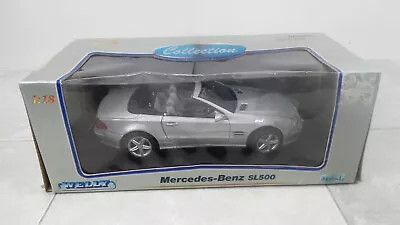 1:18 Scale Die Cast Model Car Welly Mercedes-benz Sl500  (g126196-1o (ao) By-48) • $89.95