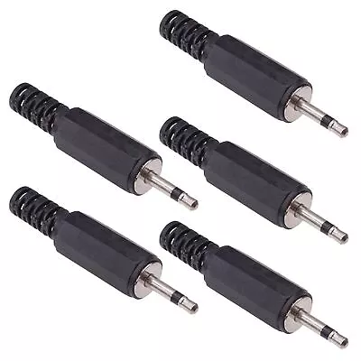 5 X 2.5mm Miniature Mono Insulated Jack Plug Audio Connector • £5.69