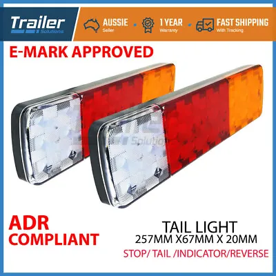 $59.95 • Buy 27 LED Ute Rear Trailer Tail Lights Caravan Truck Car Indicator Lamp 12v