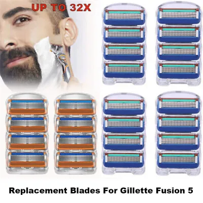 32PCS Replacements 5-Layer Men For Gillette Fusion Proglide Power Razor Blades • $12.99