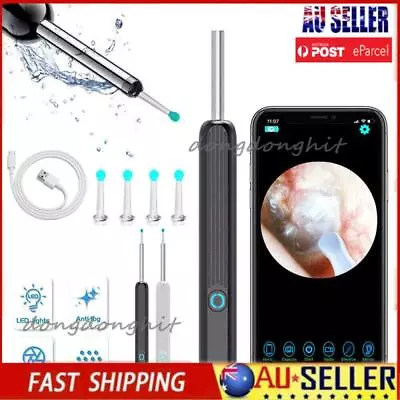 Wireless WiFi HD Ear Spoon Cleaner Otoscope Endoscope Ear Wax Remover Camera Kit • $19.25