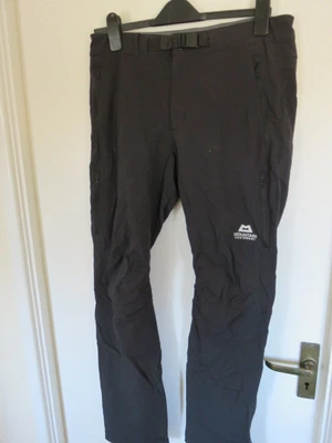 £55 • Buy Mountain Equipment Ibex Softshell Pant / Trousers Black 32 Long