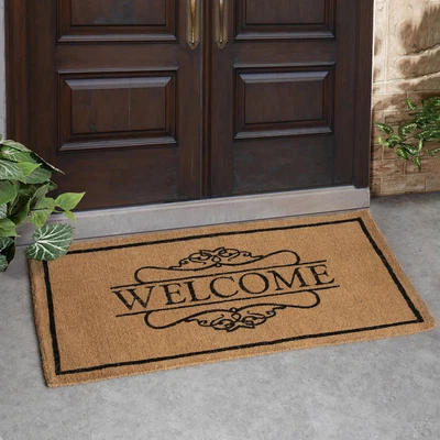$187 • Buy Estate Size Welcome Coir Mat 72  X 36  