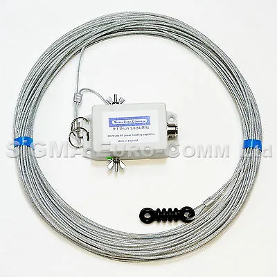 SIGMA EURO-COMM LW40 HF 160 - 6m Multiband Long Wire Top Band Antenna / Aerial • $179.70