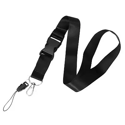 Mobile Phone Neck Strap Quick Release Buckle With Lobster Clasp Badge Lanyard • £5.83