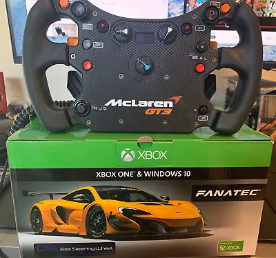 Fanatec McLaren GT3 V1 Steering Wheel Converted To USB For Direct Drive • £260