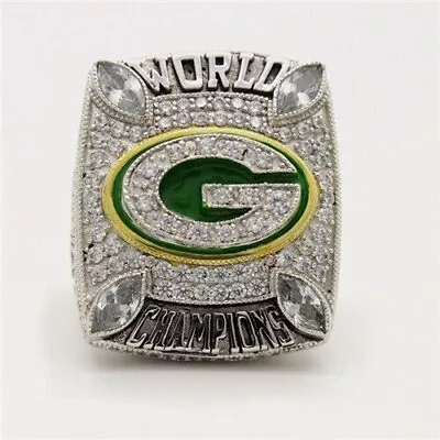 Custom Green Bay Packers 2010 NFL Super Bowl XLV Championship Men's Ring In 925 • $635