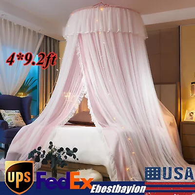 Bed Canopy Mosquito Net Princess Bed Insect Netting Hanging Curtain Dome Tent  • $41.04