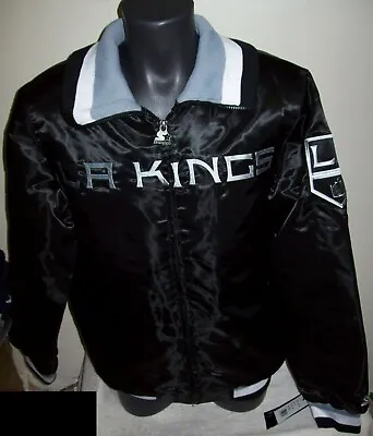 L.A. Kings Jacket Los Angeles Starter NHL Full Zip  Jacket BLACK MEDIUM • $105.99