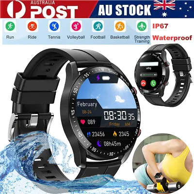 Waterproof Smart Watch Men Women Sports Bluetooth Smartwatch For IPhone Samsung • $37.89