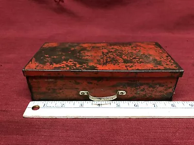 VINTAGE MAC TOOLS 1/4  DRIVE METAL TOOL BOX WITH DRAWER Empty • $80