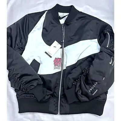 Nike Sportswear Big Swoosh Therma-Fit Mens Medium Reversible Jacket DD6055-010 • $99