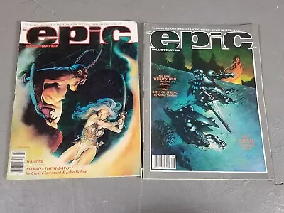 Epic Illustrated February & Aug. 1982  Vol. 1 No. 10 / 13 Marvel Magazine • $23.99