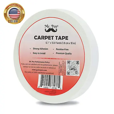 - Double Sided Carpet Tape 0.7 Inch X 10.9 Yard Carpet Tape Rug Gripper Rug  • $7.06