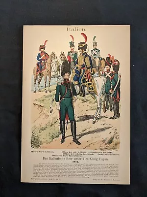 Uniformenkunde By Richard Knotel:  Bande III No.17 - Italy 1812 • $9.95