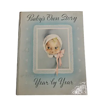 Vintage Baby's Own Story Year By Year Whitman 1941 Baby Record Book Cecile Lamb • $14