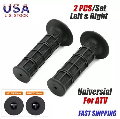 2 PCS 7/8  Handlebars Handle Grip For Honda Yamaha Suzuki Kawasaki ATV US Stock • $9.99