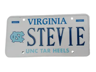 Expired Virginia DMV Issued License Plate Stevie Perfect Souvenir Man Cave 2020 • $89