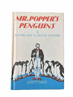 Mr. Popper's Penguins 1938 ~ 50th Printing Hardback - Antique Children's Book • $17.24