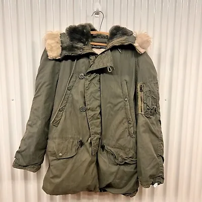 Vintage US Army Military N-3B Extreme Cold Weather Mens XS Parka Winter Coat • $89