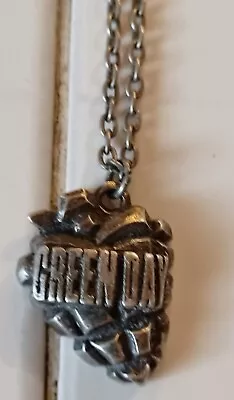 Green Day American Idiot Era Heart Grenade Necklace 2005 • $20