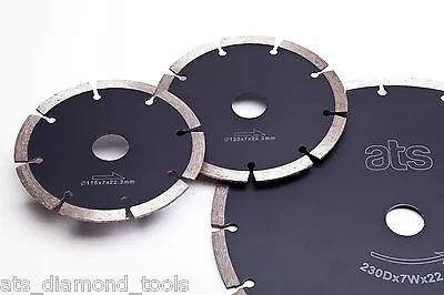 ATS Diamond Cutting Blade Discs Premium Segmented  - 115mm 125mm 150mm 230mm • £15.59