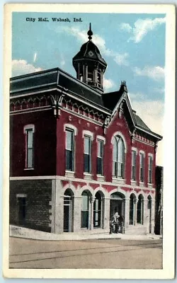 Postcard - City Hall Wabash Indiana • $0.99