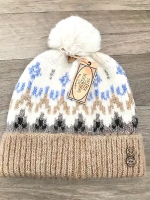 Bnwt Fatface Fairisle Beanie Bobble Hat • £14.99