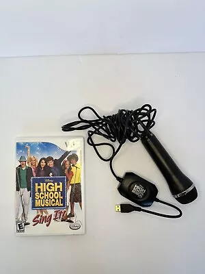 Disney High School Musical HSM Sing It Nintendo Wii Logitech Microphone Complete • $17.80