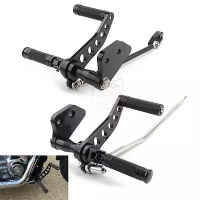 Motorcycle Forward Controls Foot Pegs Kit For Harley Dyna Super Glide FXD 00-15 • $126.87