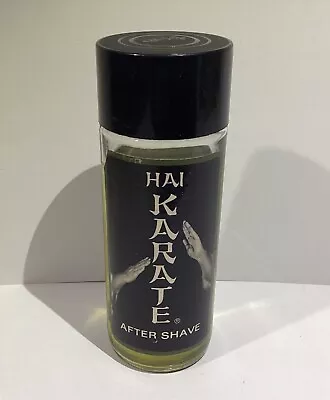 Vintage 1960s Hai Karate After Shave Lotion 4oz 85% Full • $59.50