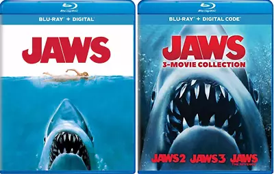 JAWS 4-Film Complete Collection Blu-ray BD  1 2 3 4 Movie Anthology *NEW/SEALED* • $19.95