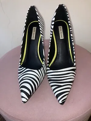 River Island Zebra Print Heels Size 7 (GC) • £11.50