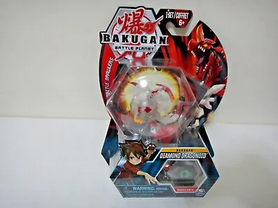 $14.91 • Buy Bakugan Battle Planet Brawlers Diamond Dragonoid Figure Sealed US Seller