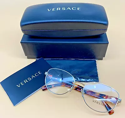 Versace VE 1246 B 1427 GOLD HAVANA CRISTAL Eyeglasses Frames 54-17-135 Original! • $85.20