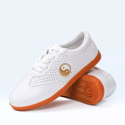 Summer Breathable Genuine Leather Kung Fu Tai Chi Shoes Martial Art Shoes • $33.99