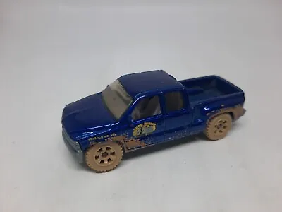 Matchbox 1998 Chevrolet Silverado Muddy 1999 Bros Farm 1:76 Blue Mud Truck #398 • $30.24