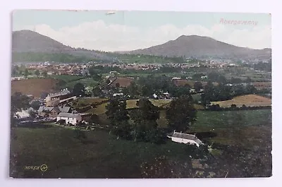Abergavenny Distant View Of Town From Hills • £1.75