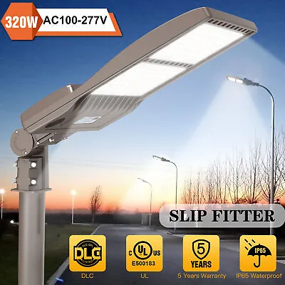 320W LED Parking Lot Light Shoebox Pole Lights Commercial Street & Area Lighting • $188.10