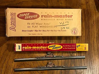 Vintage Anco Super Service Rain-master 12  Clear Flex Windshield Wiper Blades.  • $20