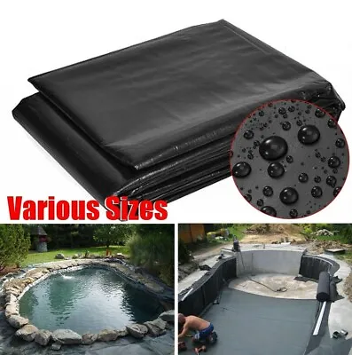 £12.99 • Buy Hevy Duty Fish Pond Preformed Liners Garden Pool Membrane Reinforced Landscaping
