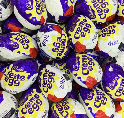 £48.99 • Buy CADBURY CREME EGGS WHITE Sweet Shop Vegetarian Easter Chocolate Kids Egg Hunt