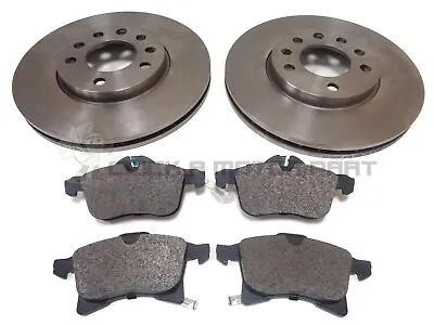 VAUXHALL ASTRA MK5 H 2005-2010 SXi FRONT 2 BRAKE DISCS & PADS SET NEW 5STUD • $80.81