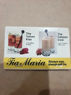 Vintage Tia Maria Matchbook Cocktails • $3