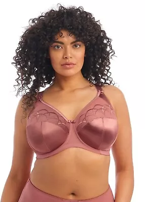 Elomi  Cate U/w Full Cup Banded -bra- Rosewood-pink-el4030-uk-sizes-or Brief-cs • $49.73