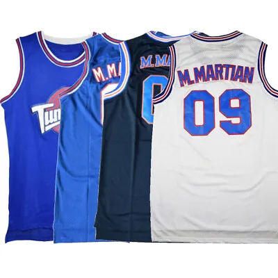 Movie Space Marvin The Martian #09 Basketball Jersey T Squad Stitched Custom • $47.68