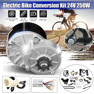 24V 250W Bicycle Electric Motor Conversion Kit Accessories For Ordinary E-bike • £67.16