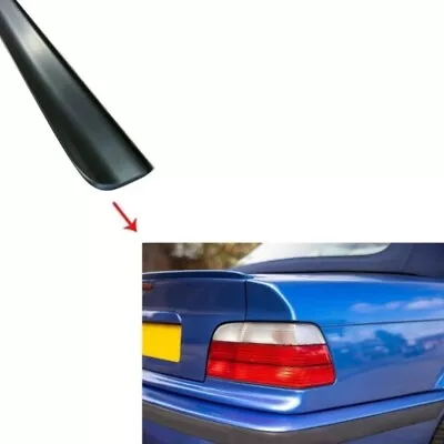 MATTE Black Rear Wing Lip Splitter TRUNK Lid SPOILER For CONVERTIBLE E36 94-99 • $55.99